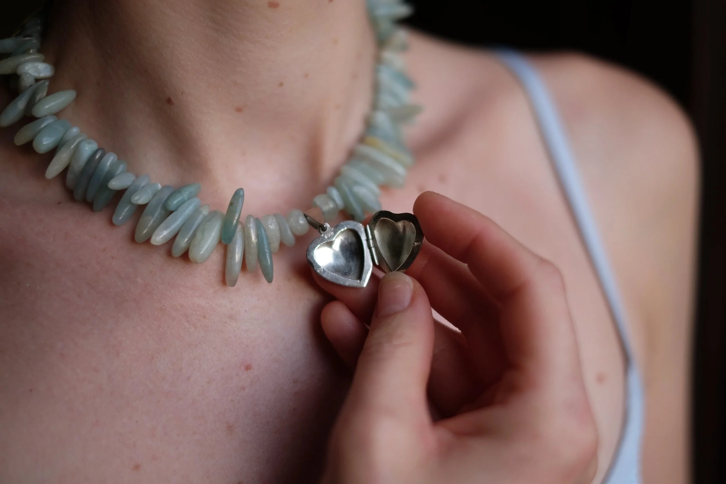 Green & Silver Heart