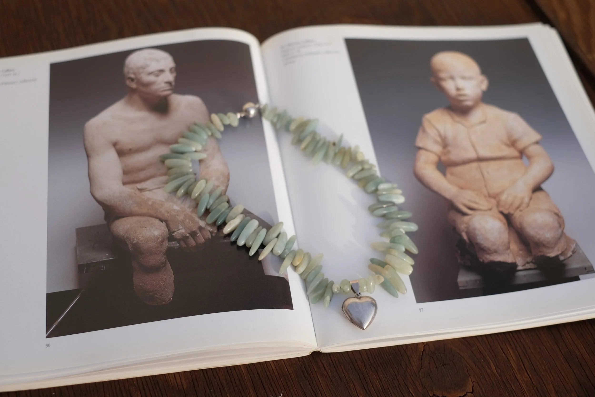 Green & Silver Heart