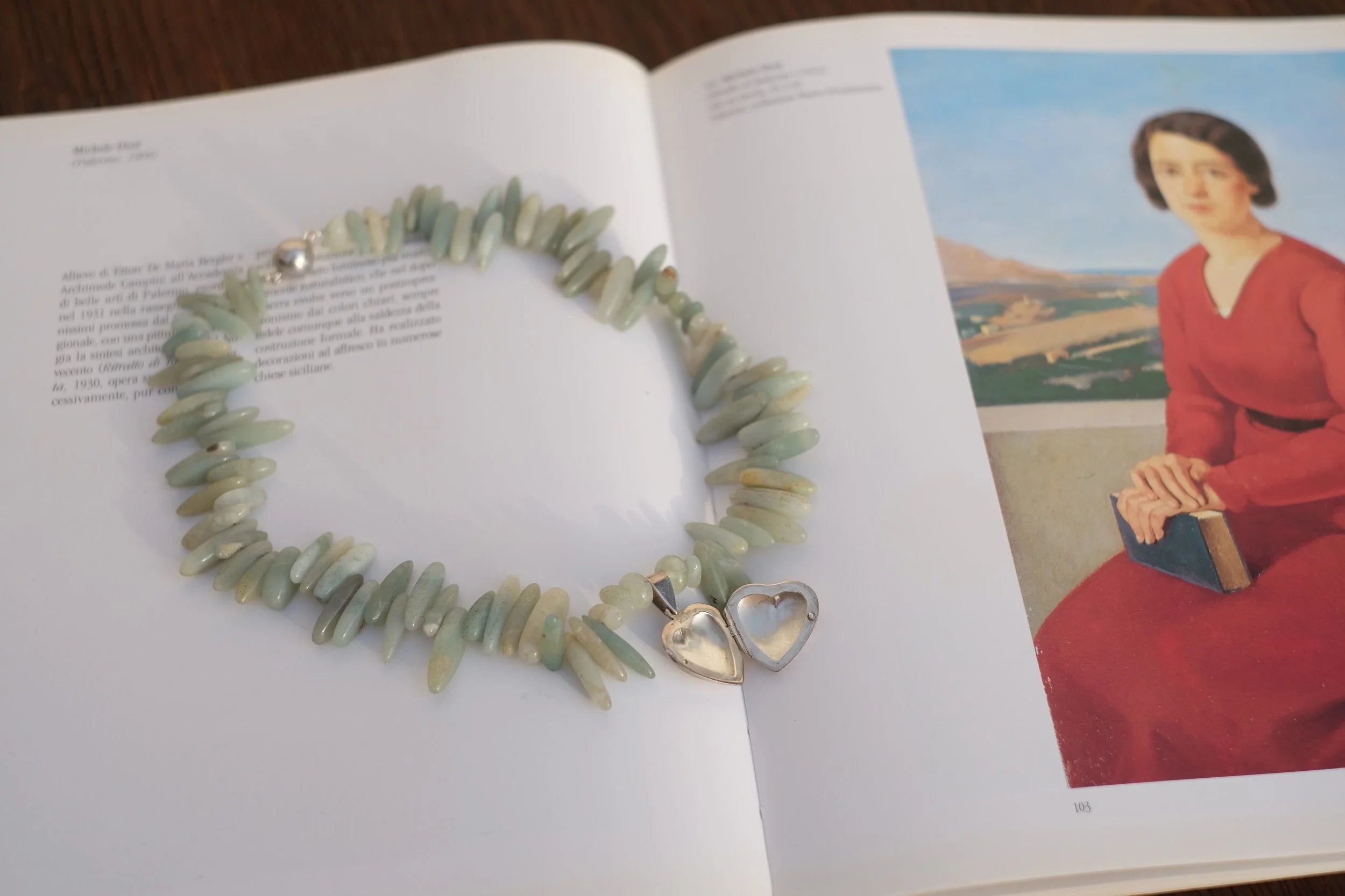 Green & Silver Heart
