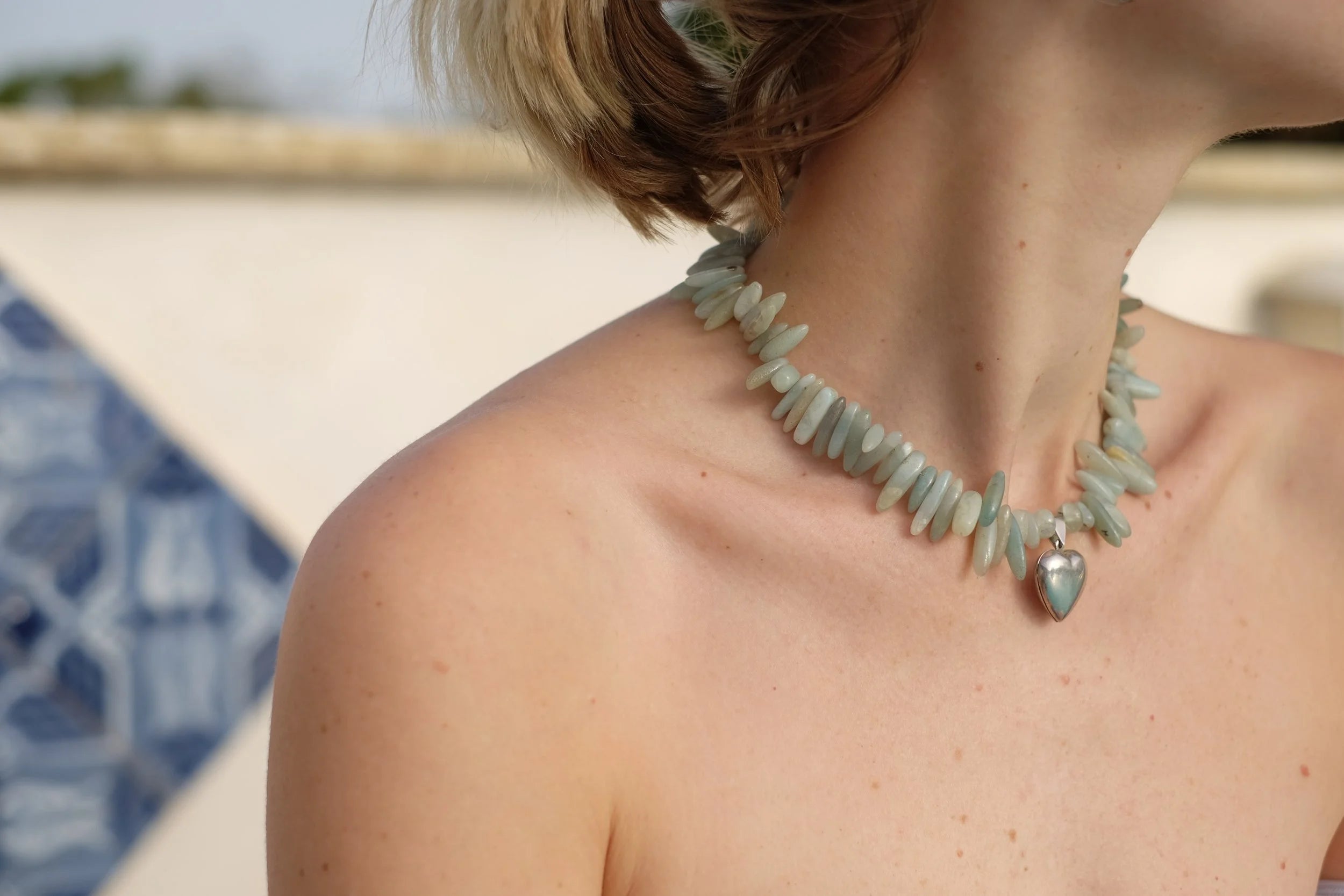 Green & Silver Heart