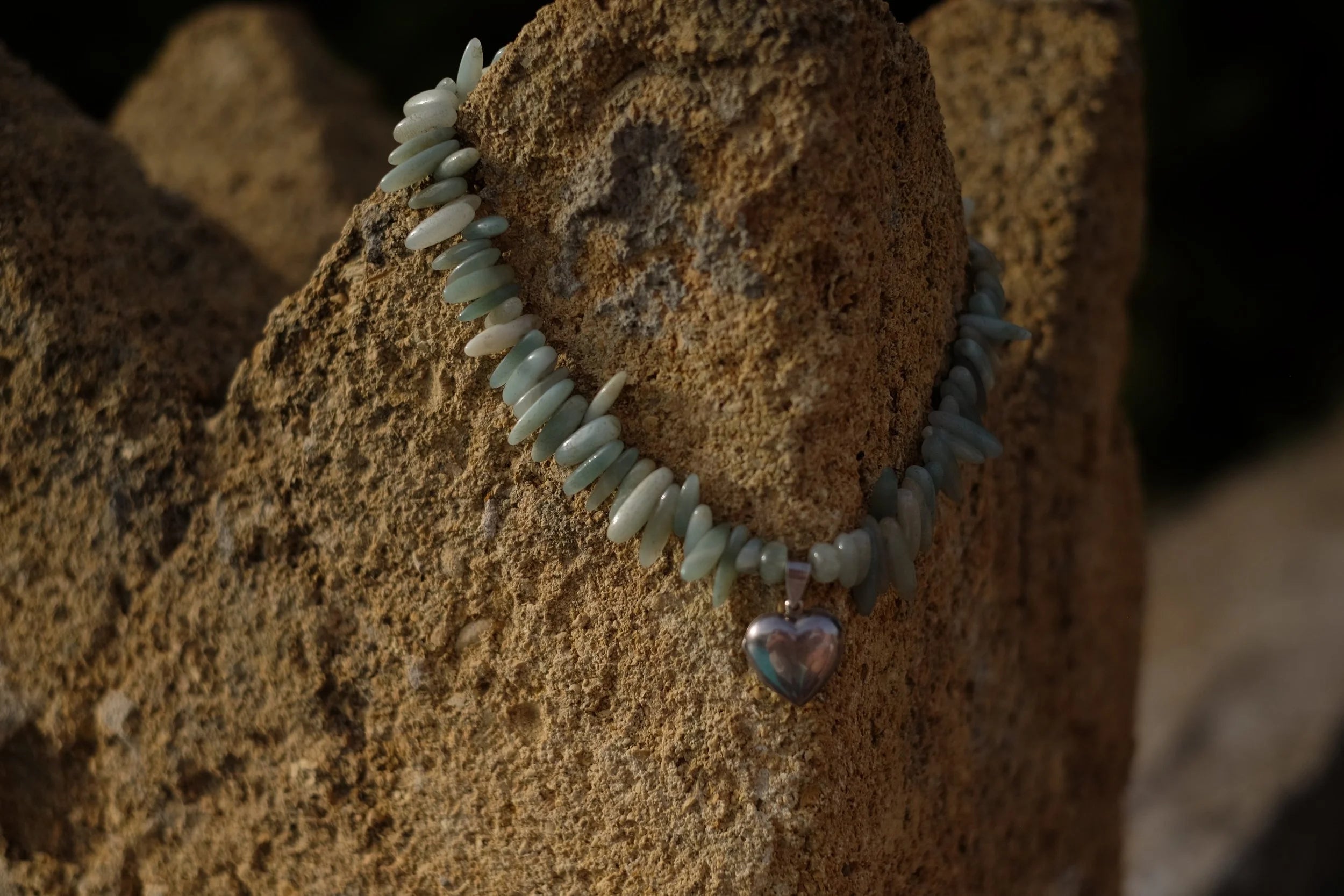 Green & Silver Heart