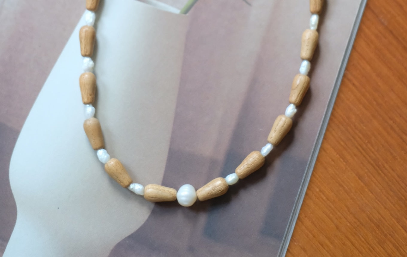 Pearls on Wood III