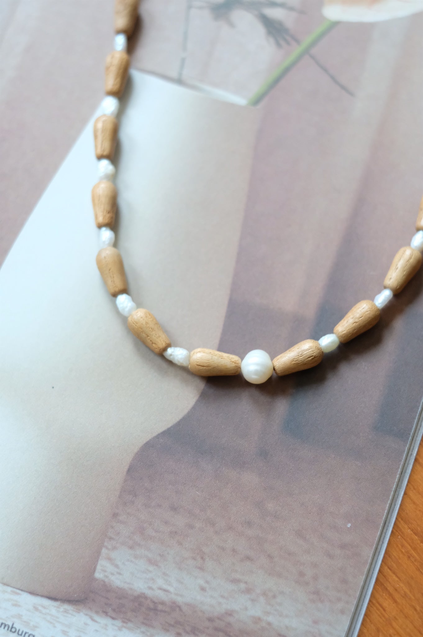 Pearls on Wood III