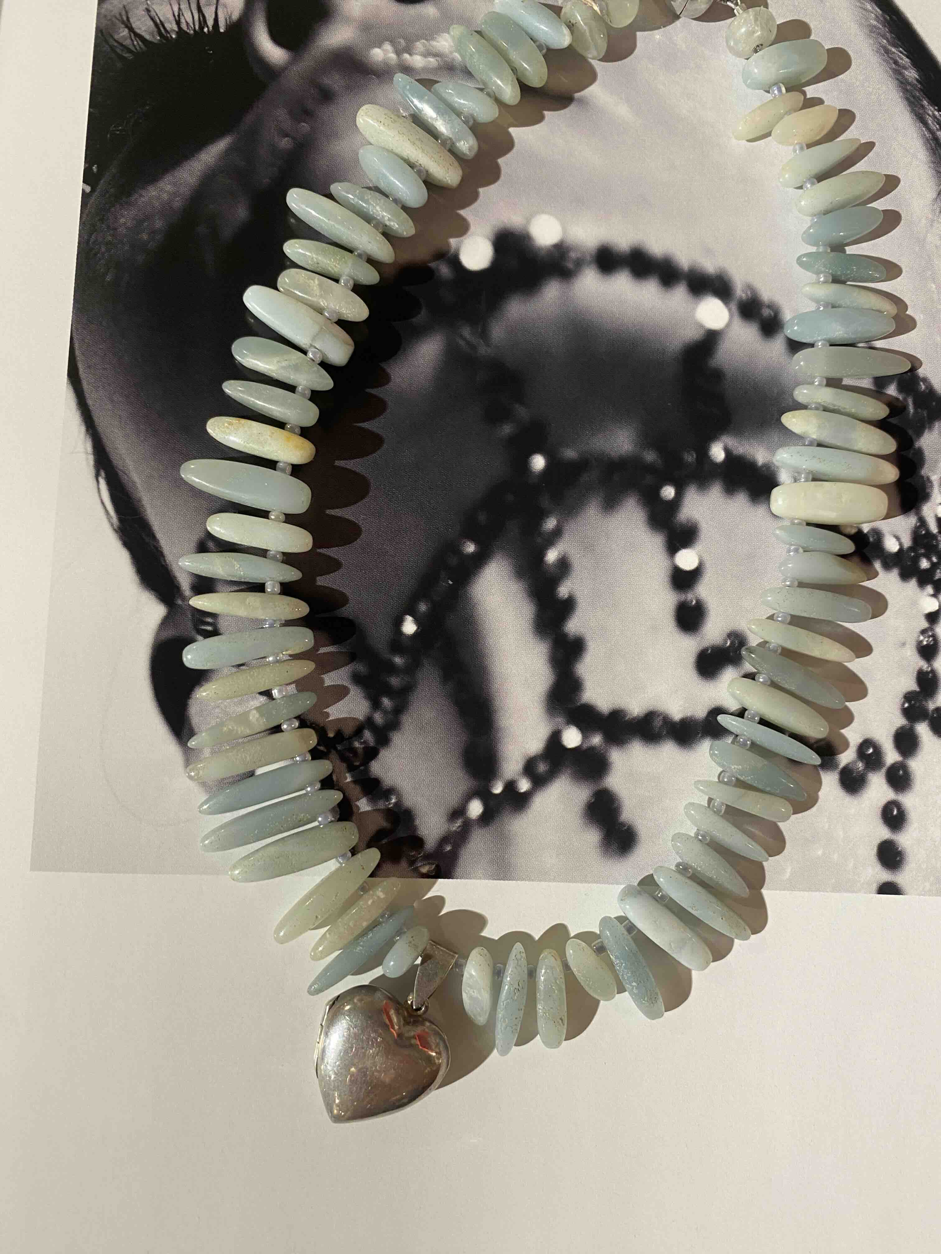 Green & Silver Heart