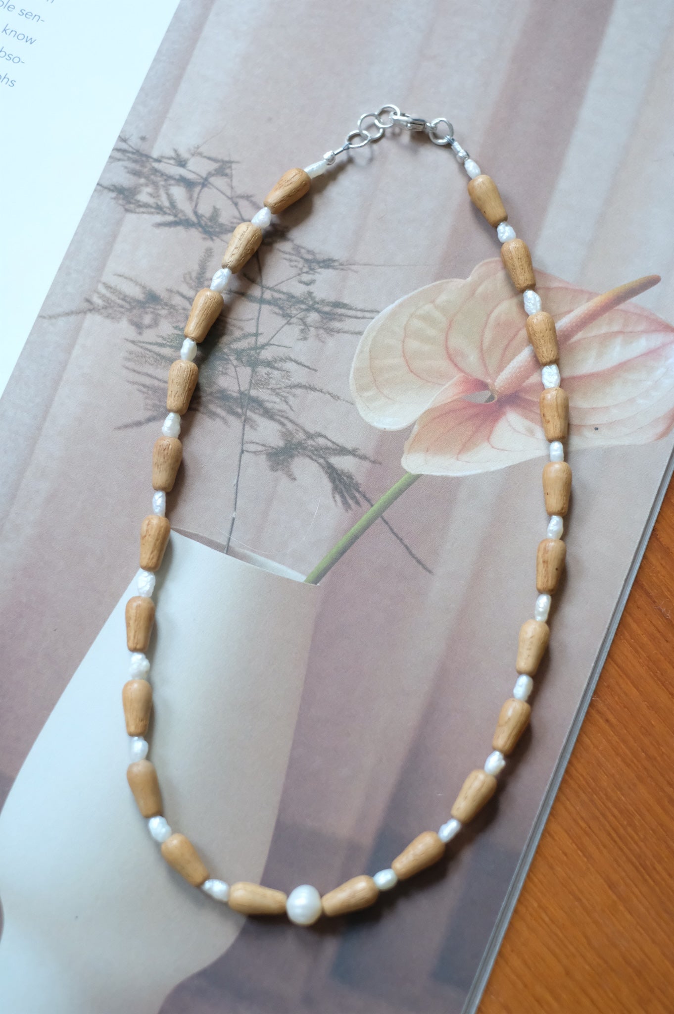 Pearls on Wood III