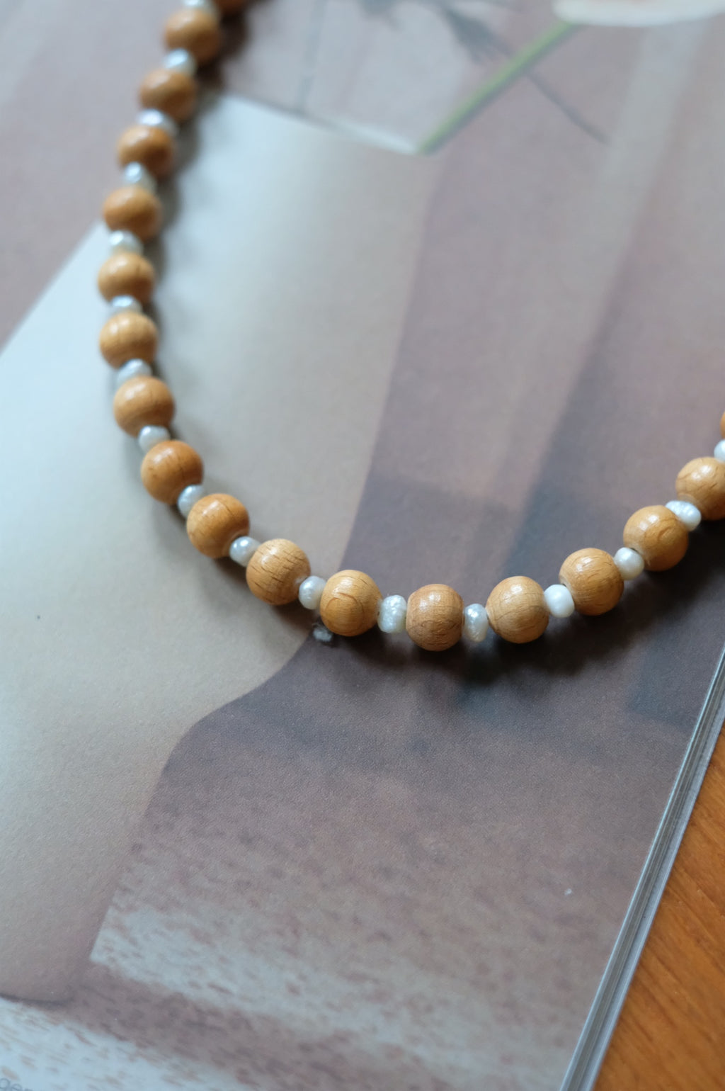 Pearls on Wood II