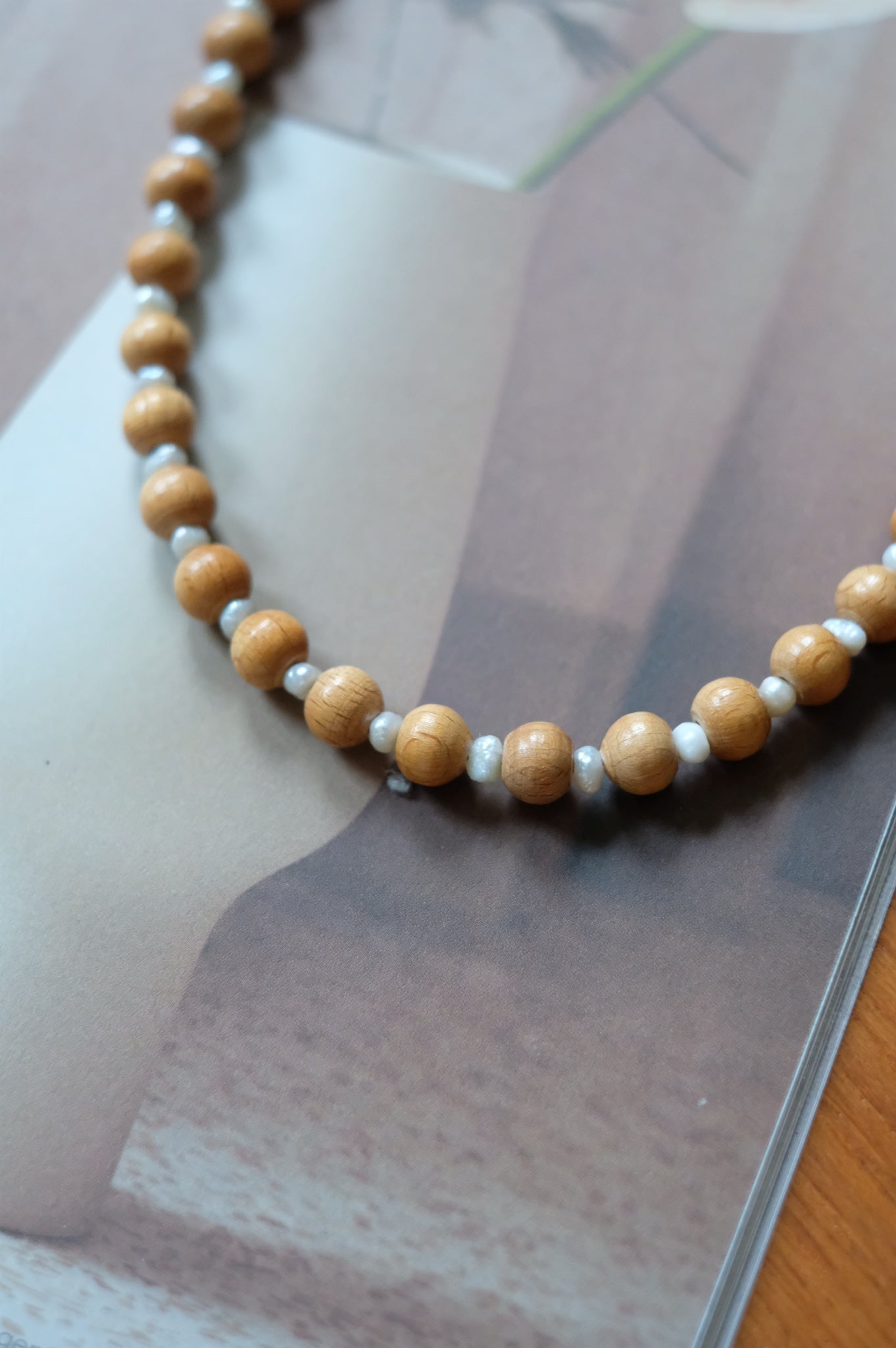 Pearls on Wood II
