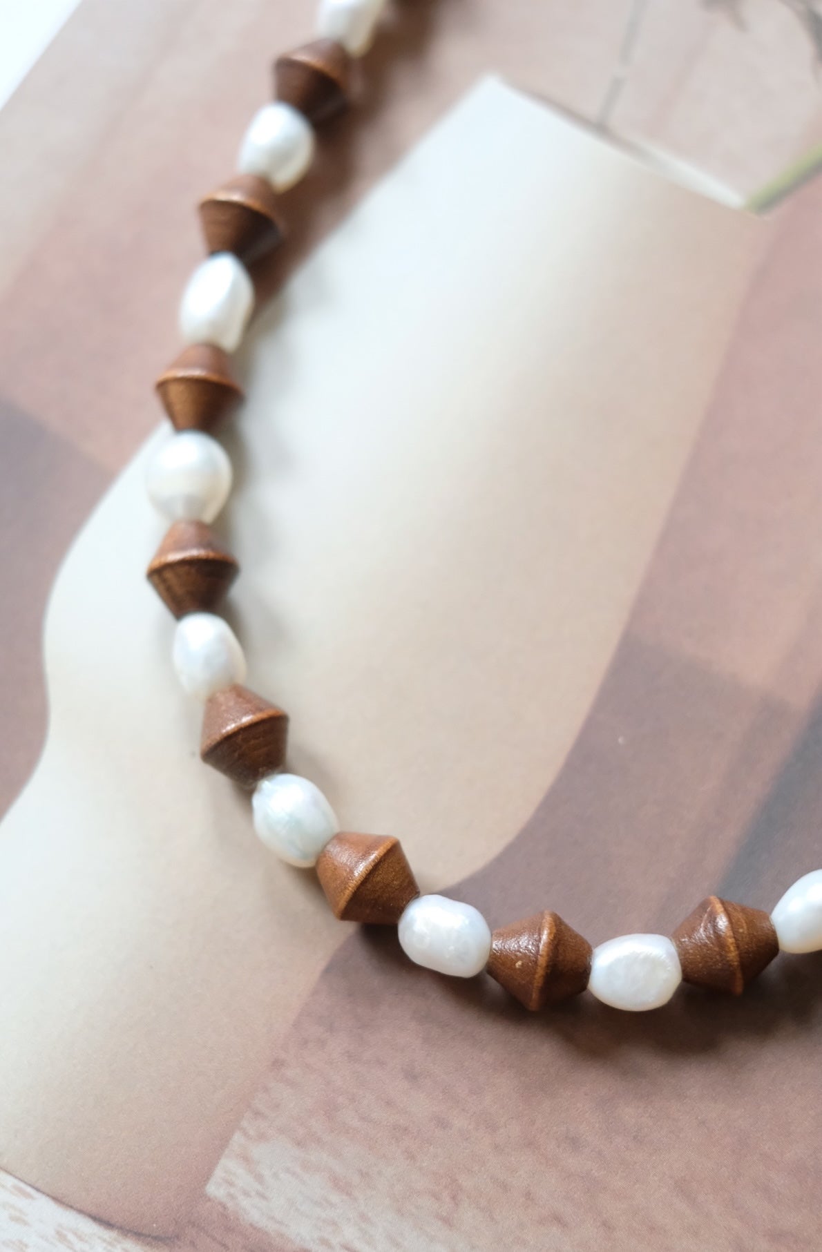 Pearls on Wood IV